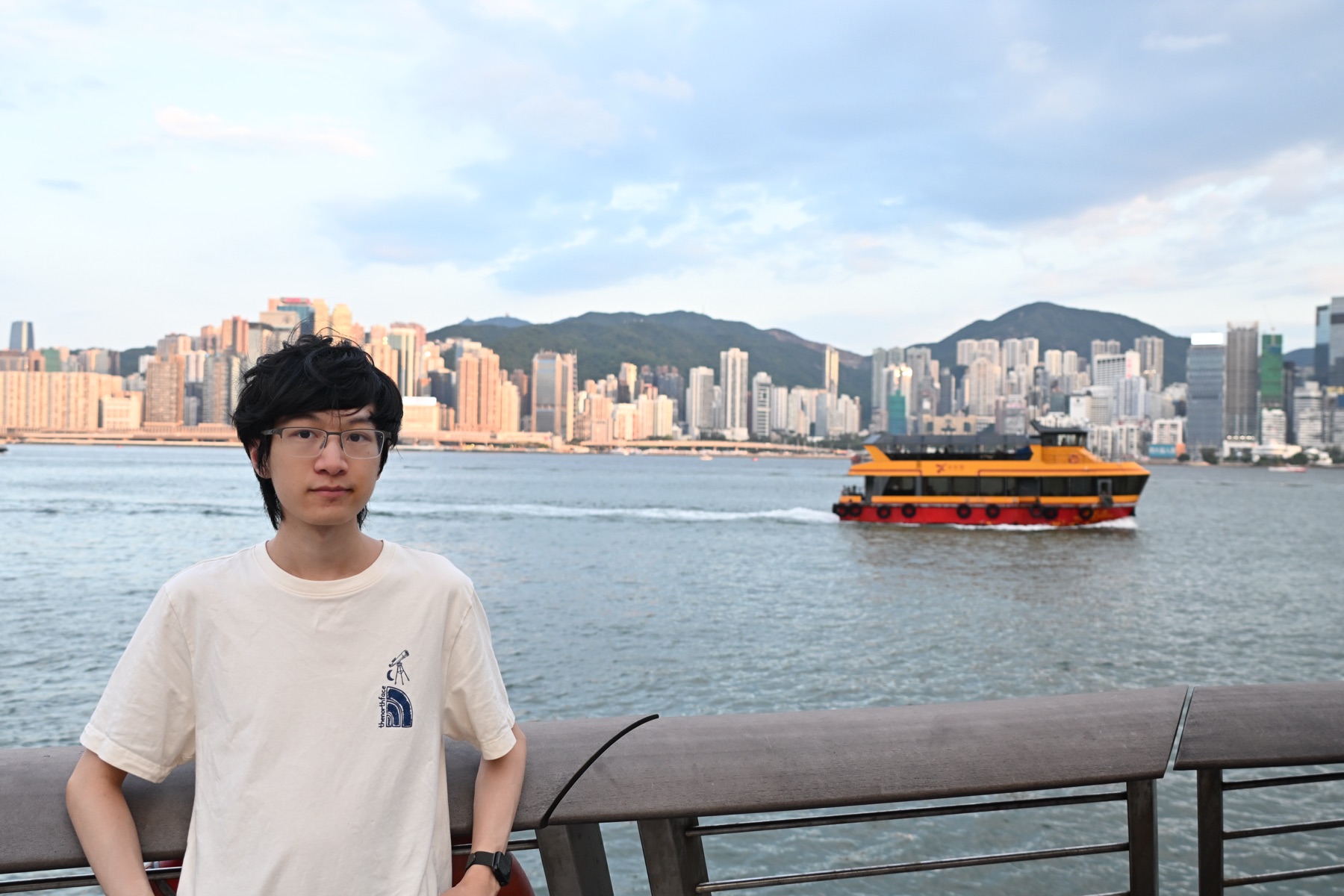 Ziyi Wang by the waterfront